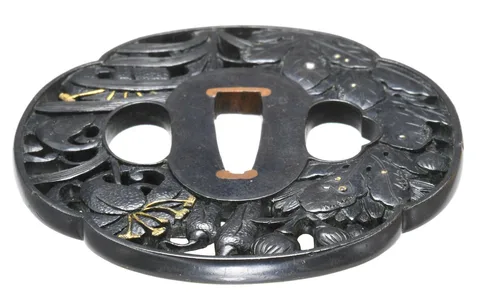Dettaglio di Tsuba · Bushū Masatoshi