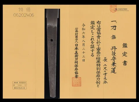 Papel de Tango-no-kami Kanemichi, segunda geração