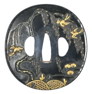 Guarniciones de Tsuba · Kaga kinkō