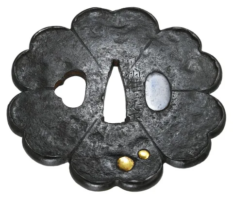 Detalle de Tsuba · Tanshū-jū Sadamasa