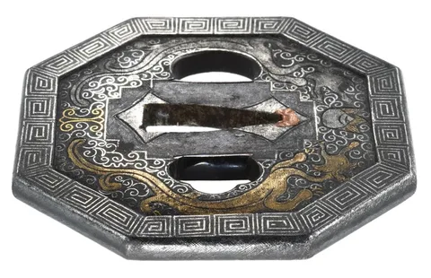 Dettaglio di Tsuba · Namban