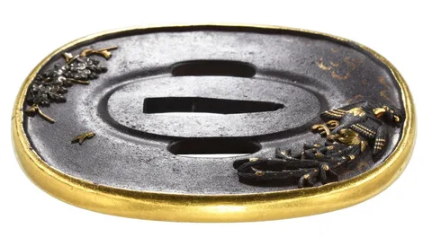 Dettaglio di Tsuba · Matsuo Ransai
