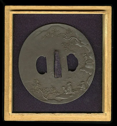 Guarniciones de Tsuba · Tomochika (Chōshū)