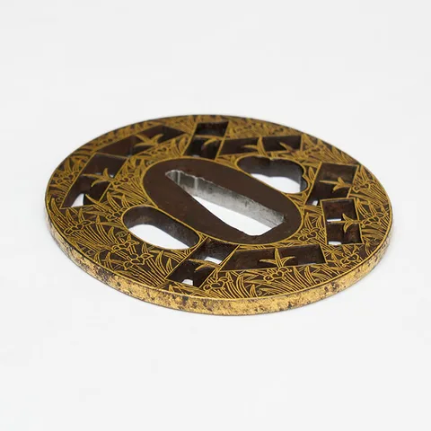Detail von Tsuba · Kyō Kenjō