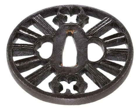 Detalle de Tsuba · Akita Shōami