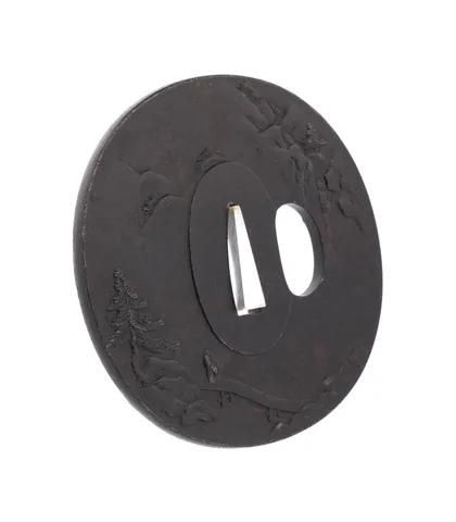 Dettaglio di Tsuba · Masatomi (Chōshū)