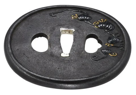 Dettaglio di Tsuba daishō · Furukawa Naohide