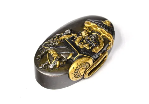 Detalle de Fuchi-kashira · Saitō Masaoki