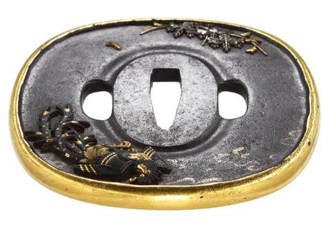 Dettaglio di Tsuba · Matsuo Ransai