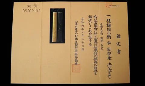 Papel de Kozuka · Gotō Mitsuyoshi