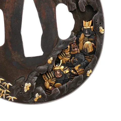 Detalle de Tsuba · Yoshimichi