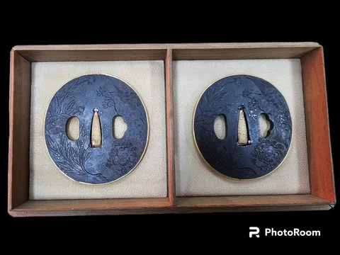 Guarnizioni di Coppia di tsuba daishō · Norichika