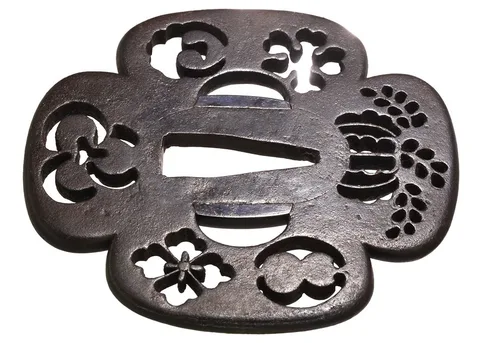 Dettaglio di Tsuba · scuola Hayashi