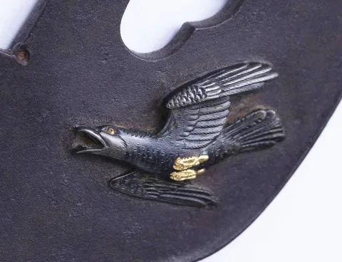 Detalle de Tsuba · Tokuoki