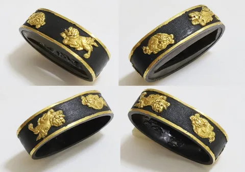 Dettaglio di Fuchi-kashira · Ko-Kinkō