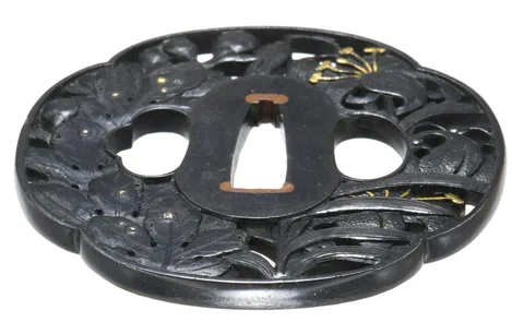 Dettaglio di Tsuba · Bushū Masatoshi