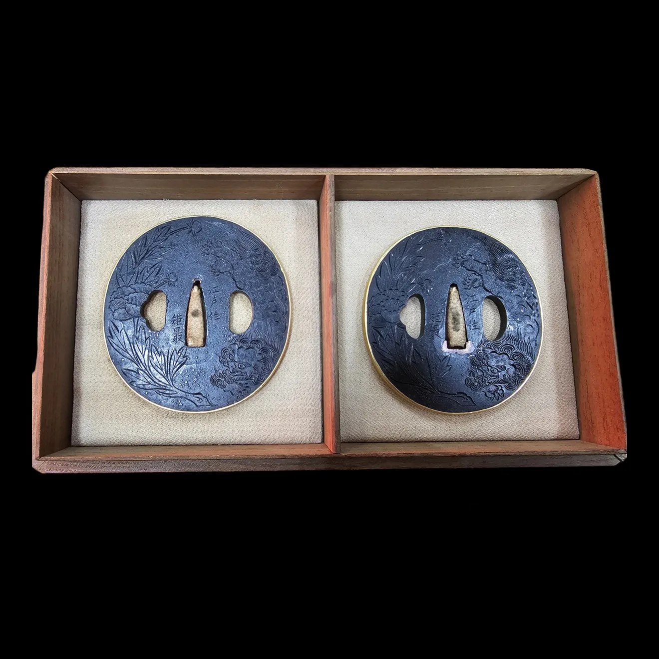 Guarnizioni di Coppia di tsuba daishō · Norichika