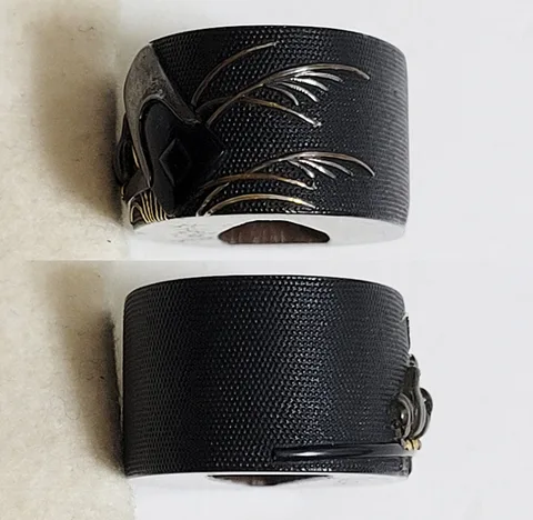 Dettaglio di Fuchi-kashira · Iwamoto Konkan