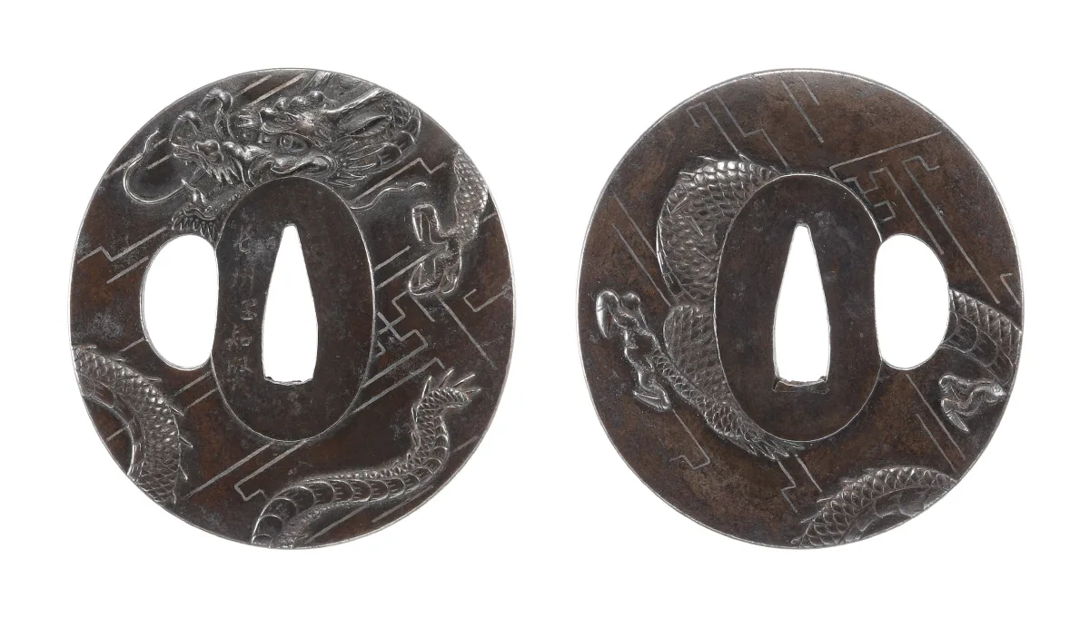 Guarniciones de Tsuba · Oka Tomokata (Chōshū)