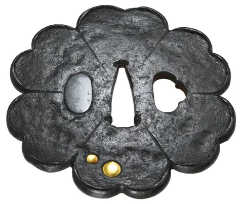 Detalle de Tsuba · Tanshū-jū Sadamasa