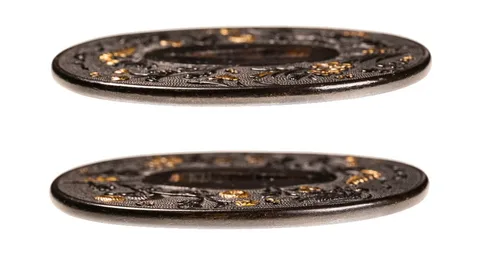 Detalle de Tsuba · Mino