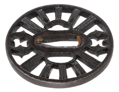 Detalle de Tsuba · Akita Shōami
