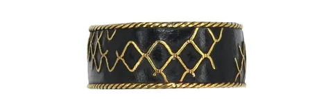 Dettaglio di Fuchi-kashira · Kaga kinkō