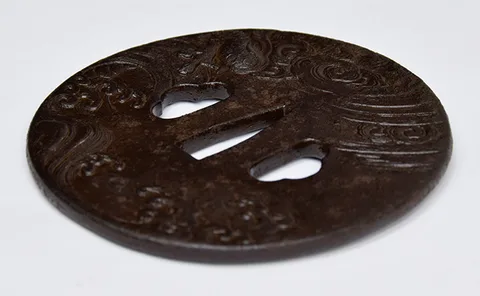 Détail de Tsuba · Egawa Shigenobu