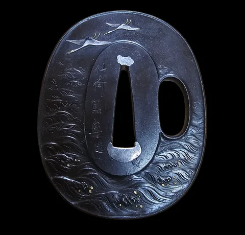 Guarniciones de Tsuba · Sensai Atsuoki (escuela Ōtsuki)