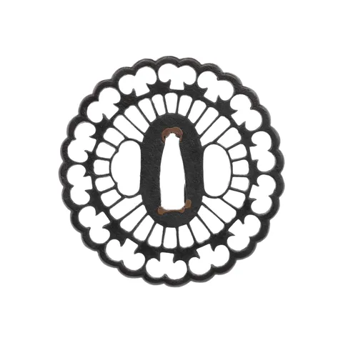 Beschläge von Tsuba · Kyō-sukashi