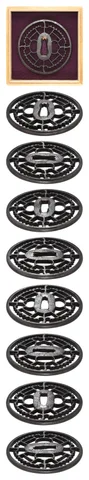 Guarniciones de Tsuba · Kyō-sukashi