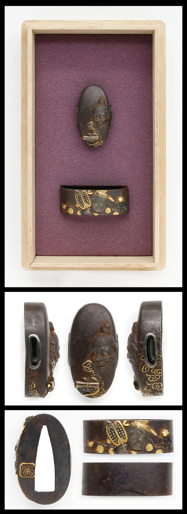 Guarniciones de Fuchi-kashira · Toshiyuki