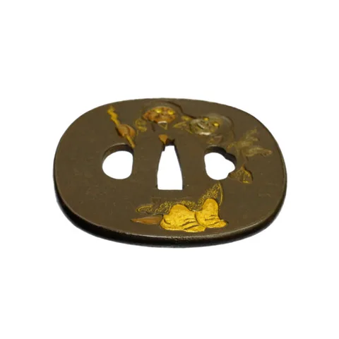 Dettaglio di Tsuba · Harutada