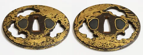 Detalle de Tsuba · Awa Shōami (Awa kenjō)