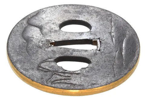 Detail von Tsuba · Tomoyuki (Chōshū)