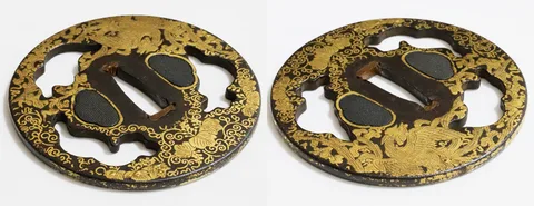 Detalle de Tsuba · Awa Shōami (Awa kenjō)