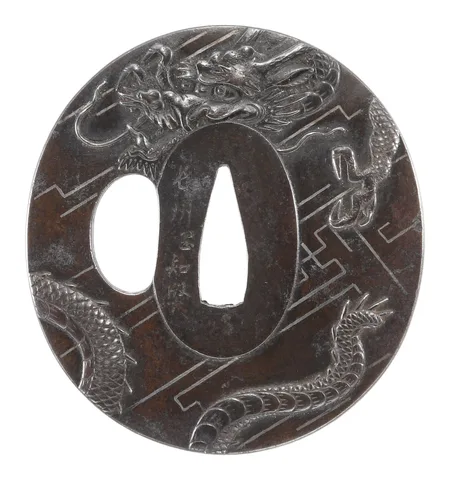Guarniciones de Tsuba · Oka Tomokata (Chōshū)