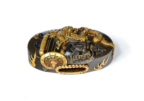 Detail von Fuchi-kashira · Saitō Masaoki