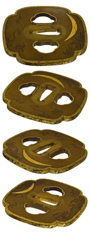 Detalle de Tsuba · Umetada