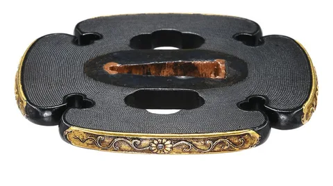 Detalle de Tsuba · Mino