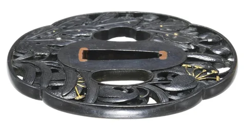 Dettaglio di Tsuba · Bushū Masatoshi