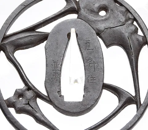 Detalle de Tsuba · Namitoshi