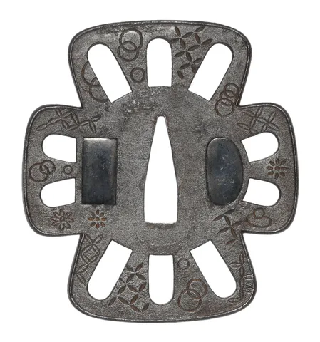 Guarniciones de Tsuba daishō · Norisuke