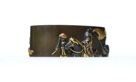 Detail von Fuchi-kashira · Saitō Masaoki