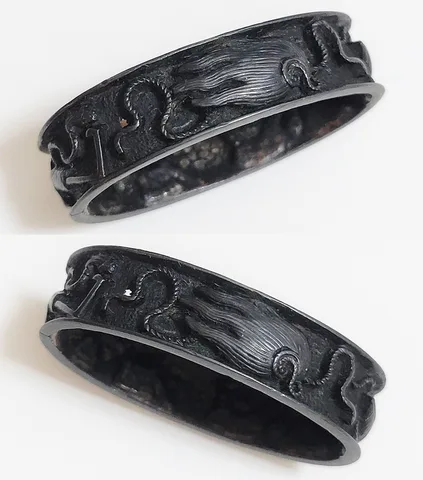 Detalle de Fuchi-kashira · Mino