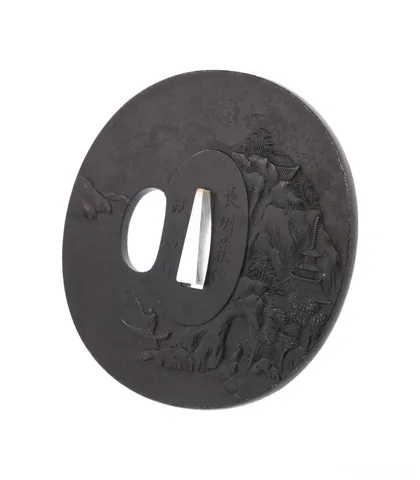 Dettaglio di Tsuba · Masatomi (Chōshū)