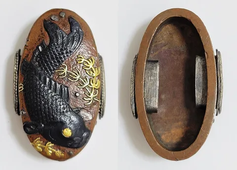 Detail von Fuchi-kashira · Shida Masatoshi