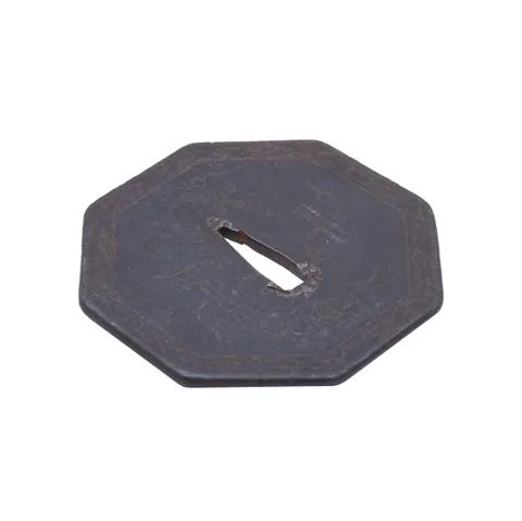 Detail von Tsuba · Hizen-Schule