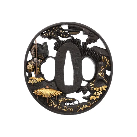 Beschläge von Tsuba · Nomura Kanetsune