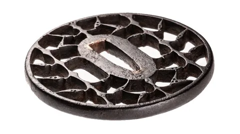 Detail von Tsuba · Kyō-sukashi